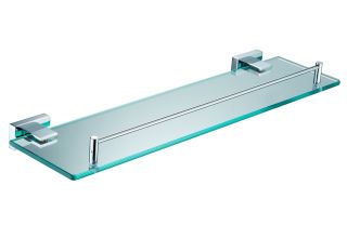 Полка стеклянная Shevanik SG5619 хром